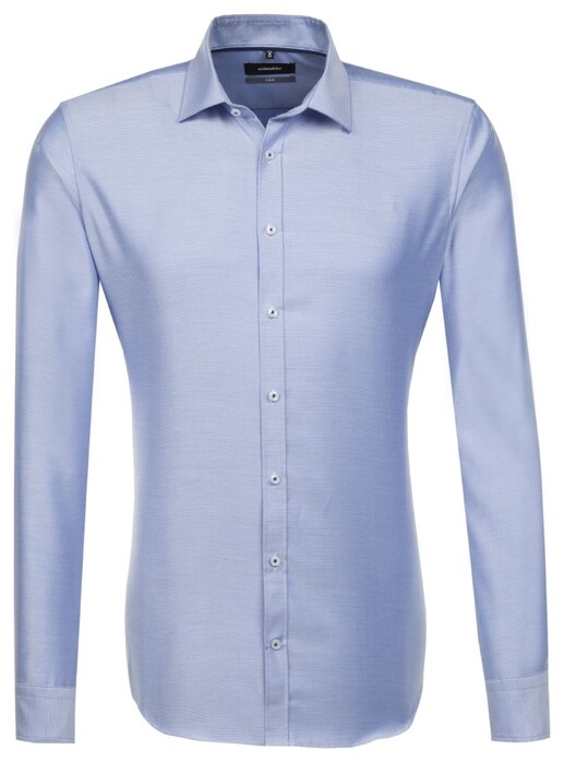 Seidensticker Modern Business Kent Overhemd Pastel Blauw
