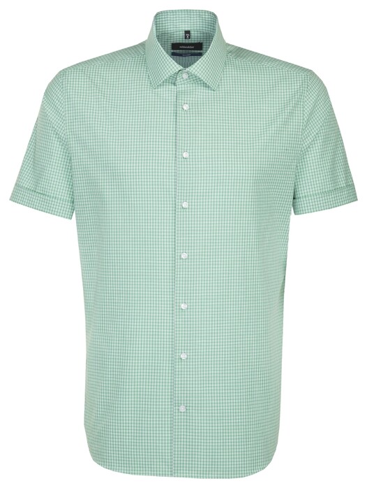 Seidensticker Multi Lined Check Shirt Green