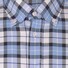Seidensticker New Button-Down Check Overhemd Donker Blauw