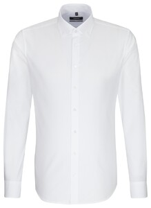Seidensticker New Button Down Uni Overhemd Wit