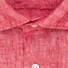 Seidensticker New Kent Linnen Short Sleeve Overhemd Rood
