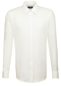 Seidensticker Party Kent Kraag Overhemd Off White