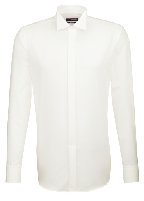 Seidensticker Party Wing Collar Overhemd Off White