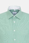 Seidensticker Poplin Business Kent Check Overhemd Groen