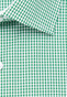 Seidensticker Poplin Business Kent Check Overhemd Groen