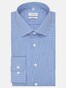 Seidensticker Poplin Business Kent Mini Check Overhemd Navy Blue