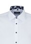 Seidensticker Poplin Collar Contrast Overhemd Wit