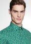 Seidensticker Poplin Floral Fantasy Shirt Green