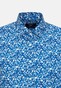 Seidensticker Poplin Floral Fantasy Shirt Turquoise
