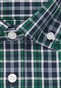 Seidensticker Poplin Multi Check Button Down Shirt Green