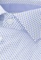 Seidensticker Poplin Multi Dot Overhemd Intens Blauw