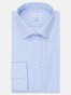 Seidensticker Poplin Stripe Business Kent Overhemd Blauw