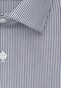 Seidensticker Poplin Stripe Business Kent Overhemd Navy