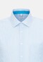 Seidensticker Poplin Stripe Business Kent Overhemd Turquoise