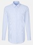 Seidensticker Poplin Stripe Business Kent Shirt Blue