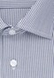 Seidensticker Poplin Stripe Business Kent Shirt Navy