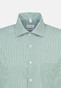 Seidensticker Poplin Stripe Spread Kent Overhemd Groen