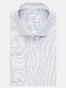 Seidensticker Poplin Striped Spread Kent Overhemd Navy