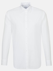 Seidensticker Poplin Uni Button Down Shirt White