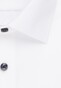 Seidensticker Poplin Uni Contrast Button Overhemd Wit
