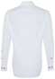 Seidensticker Poplin Uni Contrast Button Shirt White