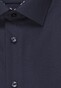 Seidensticker Poplin Uni Short Sleeve Contrast Overhemd Navy