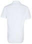 Seidensticker Poplin Uni Short Sleeve Contrast Overhemd Wit
