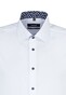 Seidensticker Poplin Uni Short Sleeve Contrast Shirt White