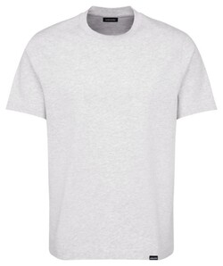 Seidensticker Round Neck Cotton T-Shirt Light Grey