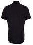 Seidensticker Short Sleeve Business Overhemd Zwart