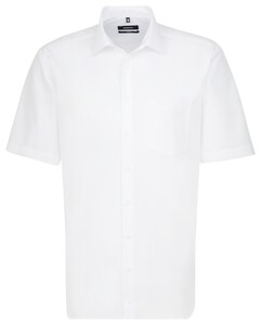 Seidensticker Short Sleeve Comfort Overhemd Wit