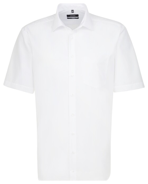 Seidensticker Short Sleeve Comfort Overhemd Wit