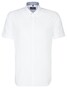 Seidensticker Short Sleeve Contrast Shirt White