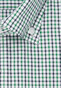 Seidensticker Short Sleeve Modern Two Color Check Shirt Green