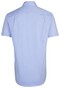 Seidensticker Short Sleeve Spread Kent Shirt Deep Intense Blue
