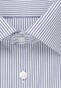 Seidensticker Short Sleeve Stripe Overhemd Blauw
