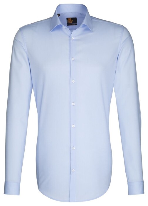 Seidensticker Slim Extra Long Sleeve Overhemd Aqua Blue