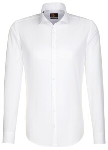 Seidensticker Slim Extra Long Sleeve Overhemd Wit