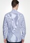 Seidensticker Slim Poplin Striped Overhemd Sky Blue Melange