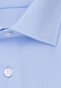 Seidensticker Slim Short Sleeve Kent Overhemd Pastel Blauw