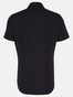 Seidensticker Slim Short Sleeve Kent Shirt Black
