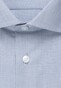 Seidensticker Soft Stripe Spread Kent Shirt Dark Evening Blue