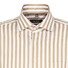 Seidensticker Spread Kent Bold Line Overhemd Bruin Melange