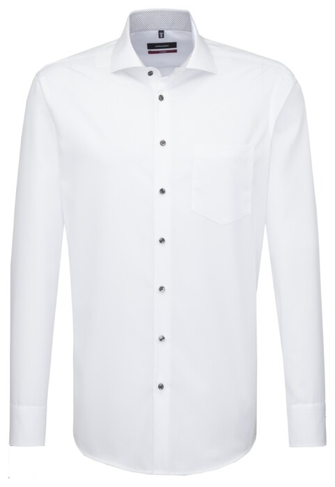 Seidensticker Spread Kent Business Shirt White