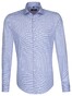 Seidensticker Spread Kent Overhemd Donker Blauw