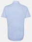 Seidensticker Spread Kent Short Sleeve Overhemd Blauw