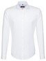 Seidensticker Spread Kent Slim Uni Shirt White