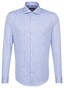 Seidensticker Spread Kent Striped Shirt Pastel Blue