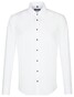 Seidensticker Spread Kent Subtle Contrast Shirt White