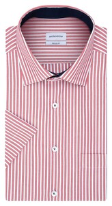 Seidensticker Stripe Pattern Business Kent Overhemd Rood